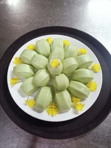 Bánh bao chay sữa dừa